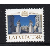Latvia Sc 495 1999 Rundale Palace stamp mint NH