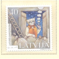 Latvia Sc 532  2001 Karlis Skalbe, Writer, stamp mint NH