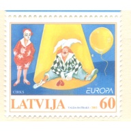 Latvia Sc 549 2002 Europa stamp mint NH