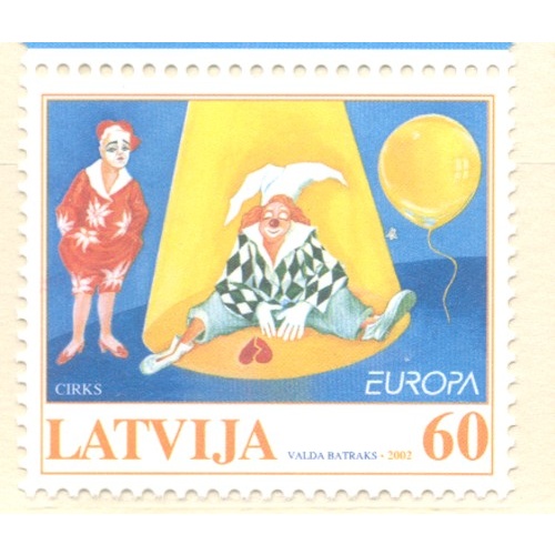 Latvia Sc 549 2002 Europa stamp mint NH