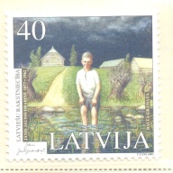 Latvia Sc 553 2002 Jansudrabins stamp mint NH