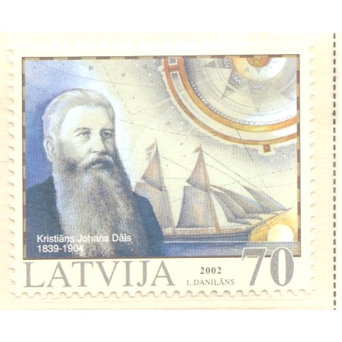 Latvia Sc 554 2002 Dals & Ship stamp mint NH