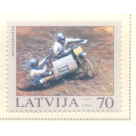 Latvia Sc 580 2003 Motorcycle Races stamp mint NH