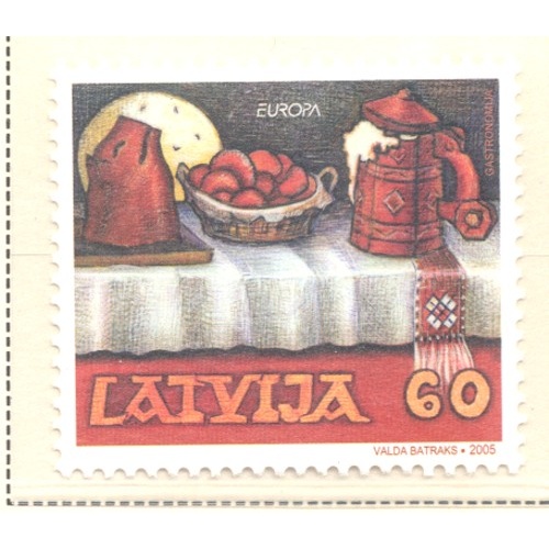 Latvia Sc 616 2005 Europa stamp mint NH