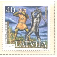 Latvia Sc 624 2005 Rainis, Author, stamp mint NH