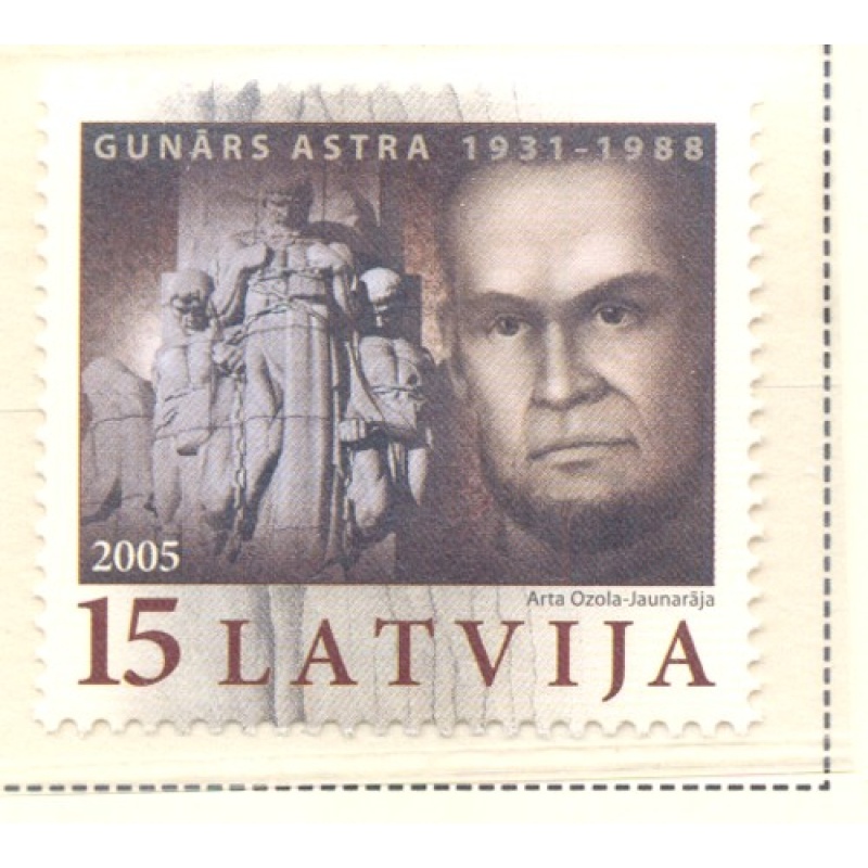 Latvia Sc 627 2005 Astra, Human Rights Activist, stamp mint NH