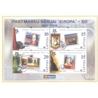 Latvia Sc 637 2006 50th Anniversary Europa stamp sheet  mint NH