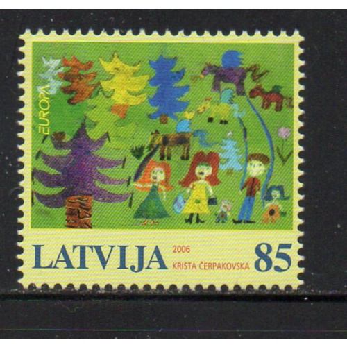 Latvia Sc 651 2006 Europa stamp mint NH