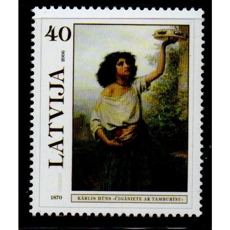 Latvia Sc 652 2006  Painting by Karlis Huns stamp mint NH