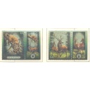 Latvia Sc 659-660 2006  Wild Animals & Tracks stamp set mint NH