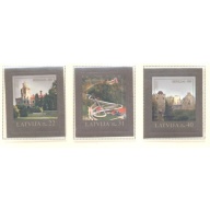 Latvia Sc 681-683 2007 800th Anniversary Sigulda stamp set mint NH