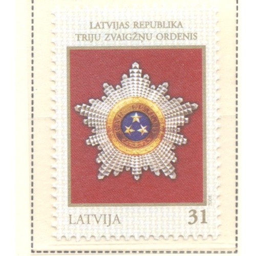 Latvia Sc 701-702 2008 Baltic Awards stamp & sheet mint NH
