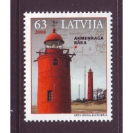 Latvia Sc 709 2008 Akmenraga Lighthouse mint NH