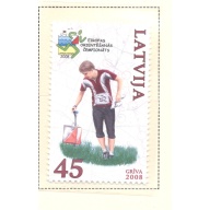 Latvia Sc 710 2008 Orienteering Championships stamp mint NH