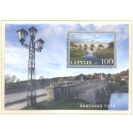Latvia Sc 717 2008 Kandavas Bridge stamp sheet mint NH