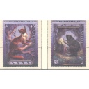 Latvia Sc 719-720 2008 Wild Animals & Tracks stamp set mint NH