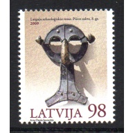 Latvia Sc 729 2009 8th Century Brooch stamp mint NH