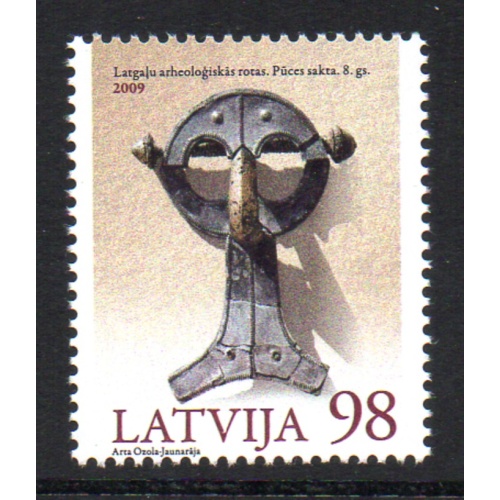 Latvia Sc 729 2009 8th Century Brooch stamp mint NH