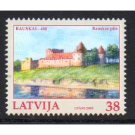 Latvia Sc 739 2009 400th Anniversary  Bauska stamp mint NH
