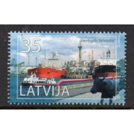 Latvia Sc 807 2012 Port of Ventspils stamp  stamp mint NH