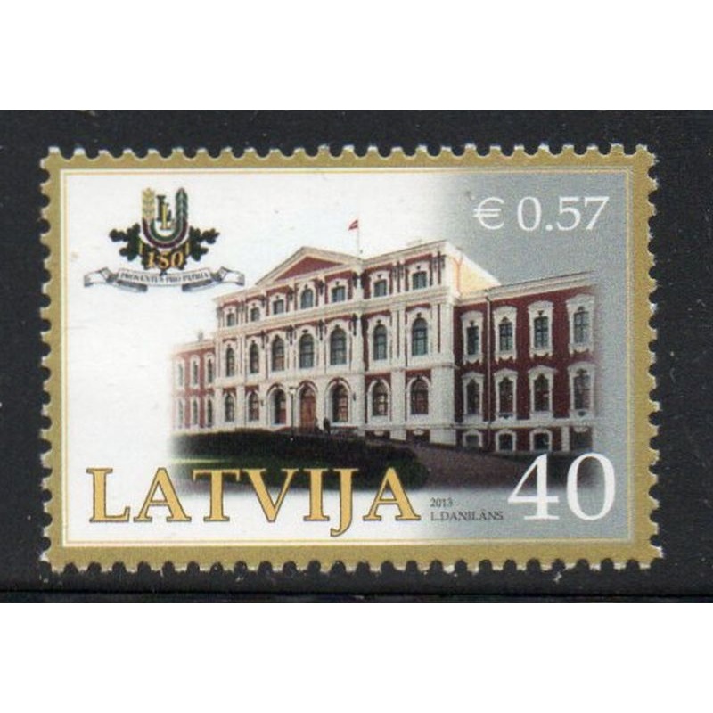Latvia Sc 840 2013 University of Agriculture stamp mint NH