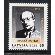 Latvia Sc 841 2013 Rotko, Painter,  stamp mint NH