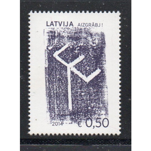 Latvia Sc 874  2014 Tel TV show stamp mint NH