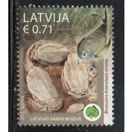 Latvia Sc 905 2015 Fossils stamp mint NH