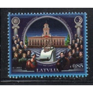 Latvia Sc 909 2015 Kurzemes Literary Society stamp mint NH