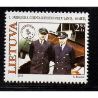Lithuania Scott 1006 2013 Death of Pilots stamp mint NH