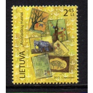 LIthuania Scott 1012 2013 Postcards stamp mint NH