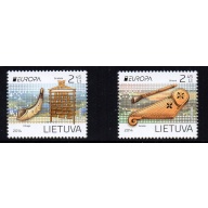 LIthuania Scott 1025-26 2014 Europa stamp set mint NH