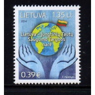 LIthuania Scott 1030 2014 Security Council Membership stamp mint NH