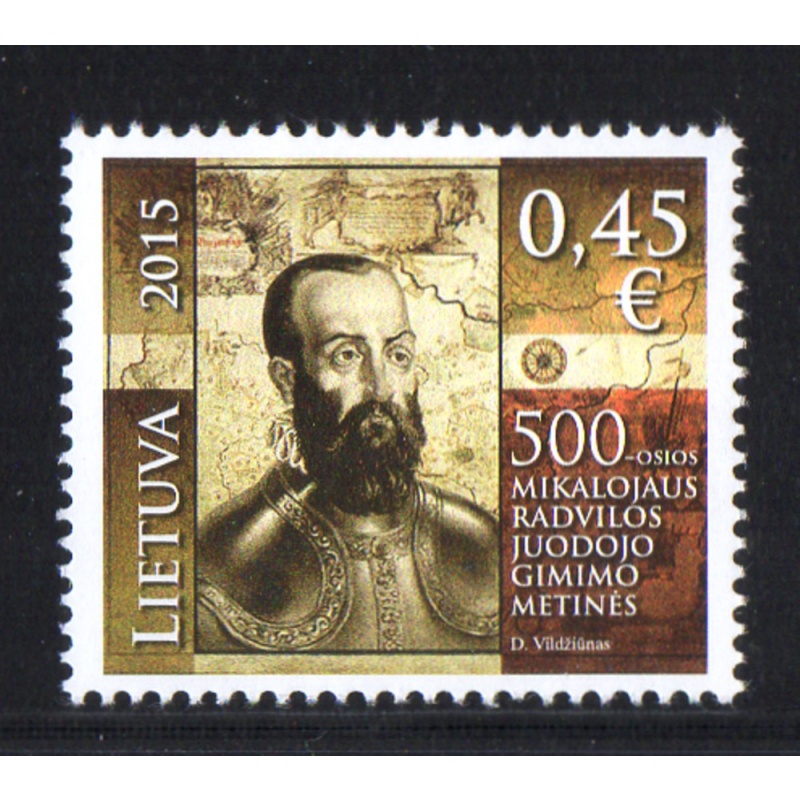 LIthuania Scott 1047 2015 Radziwill the Black stamp mint NH
