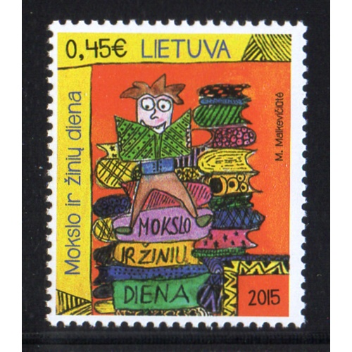 LIthuania Scott 1057 2015 education & Knowledge Day stamp mint NH