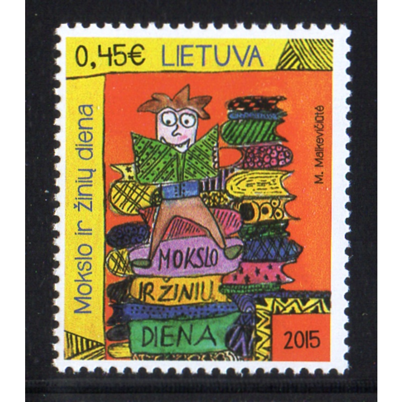 LIthuania Scott 1057 2015 education & Knowledge Day stamp mint NH