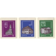 Lithuania Sc 502-04 1994  Churches stamp set mint NH