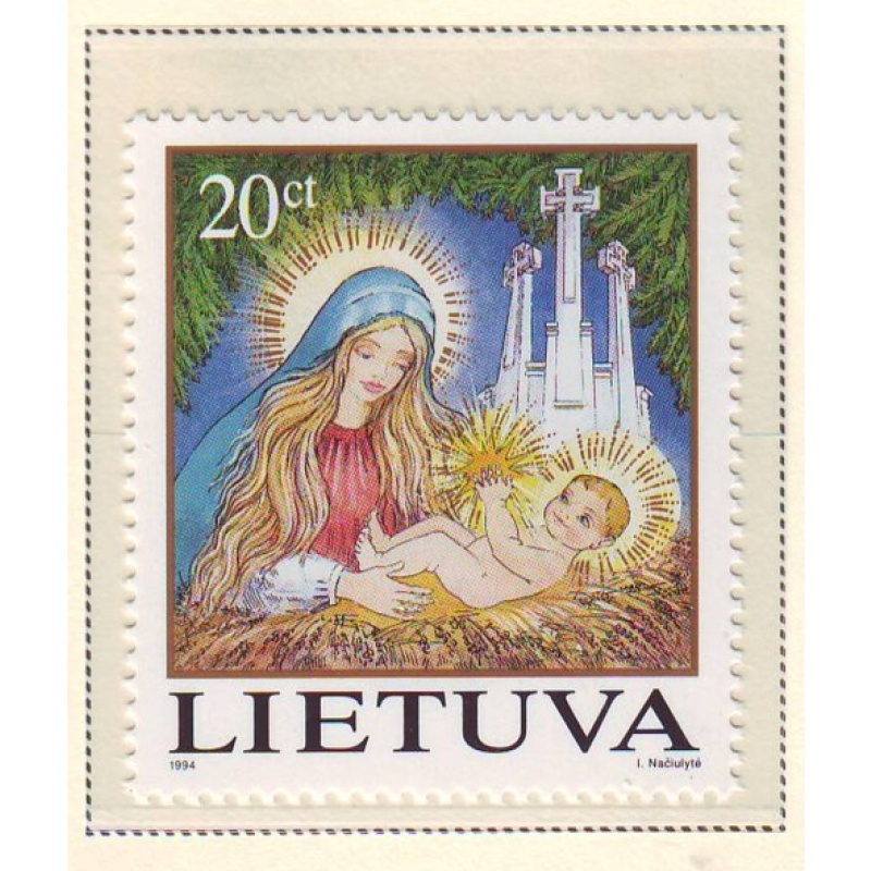 Lithuania Sc 505 1994  Christmas stamp mint NH