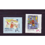 Lithuania Sc  568-569 1997 Europa stamp set  mint NH