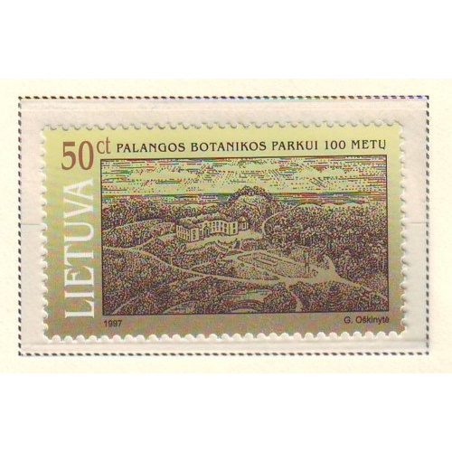 Lithuania Sc  573 1997 Palanga Botanical Park stamp mint NH