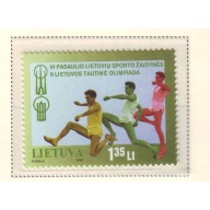 Lithuania Sc  603 1998 Lithuanian Games stamp mint NH