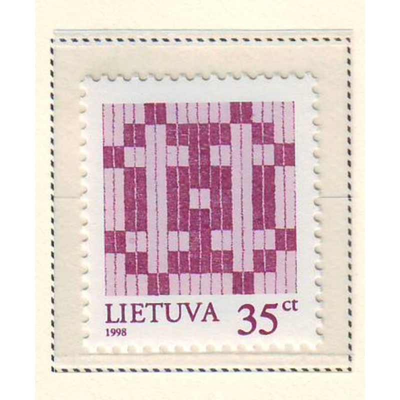 Lithuania Sc  604 1998 35 ct Double Barred Cross stamp mint NH
