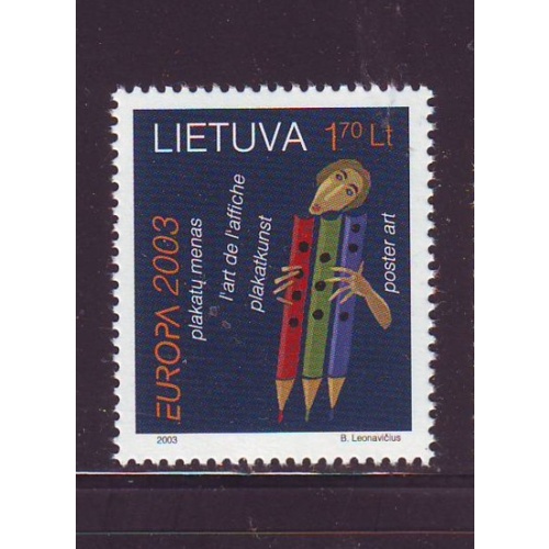 Lithuania Sc 743 2003 Europa stamp mint NH