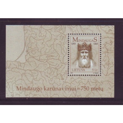 Lithuania Sc 749 2003 Coronation of Mindaugas stamp sheet mint NH
