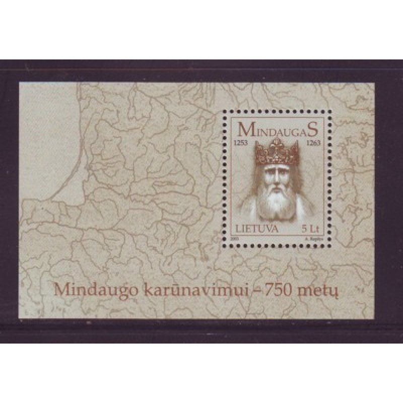 Lithuania Sc 749 2003 Coronation of Mindaugas stamp sheet mint NH