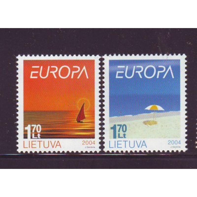 Lithuania Sc 766-767 2004 Europa stamp set mint NH