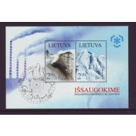 Lithuania Sc 890 2009 Polar Regions stamp sheet mint NH