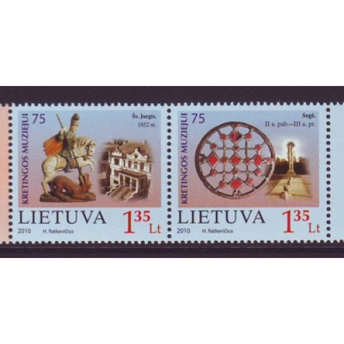 Lithuania Sc 921  2010 Kretinga Museum stamp set mint NH
