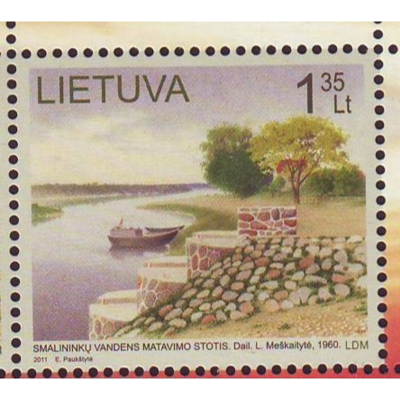 Lithuania Sc 944 2011 Smalininkai Water Measuring Station stamp mint NH