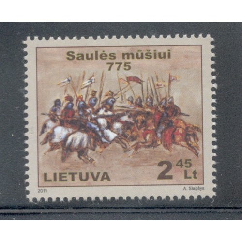 Lithuania Sc 951 2011 Battle of Saule Anniversary mint NH